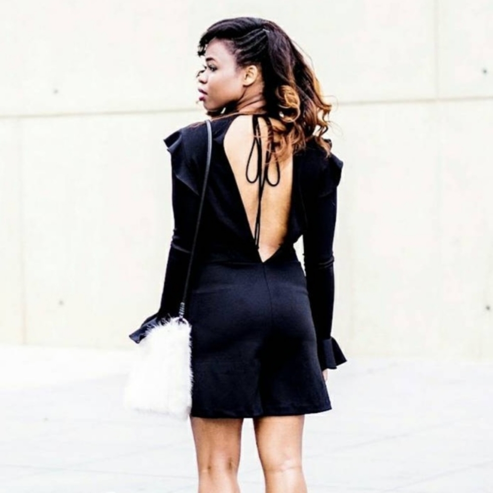 Zara Ruffle Pocket Romper